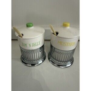 Vintage Kitchen King Condiment Set (2) from Japan